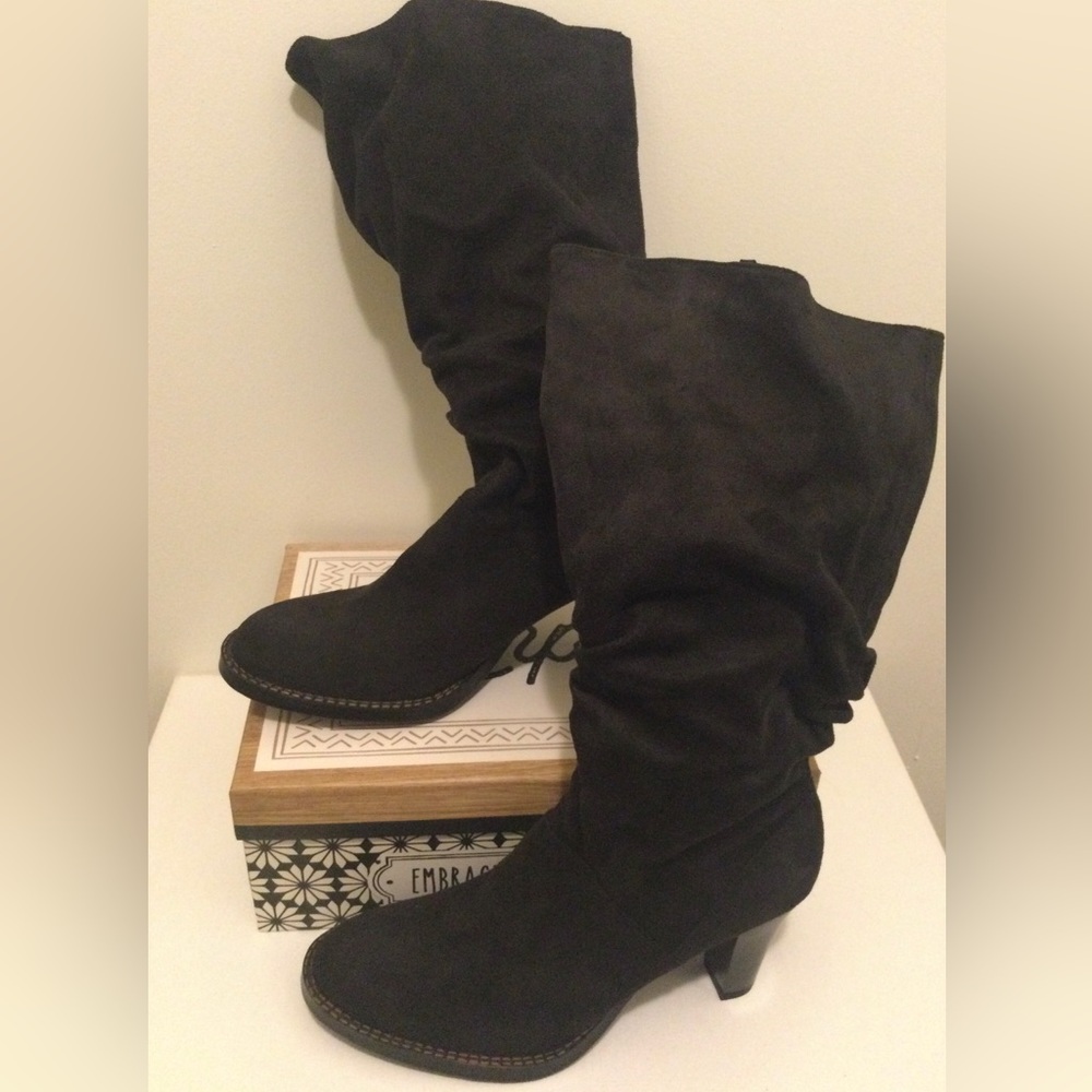 Womenswear Black Slouch Booties